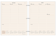 Letter Size Ivory Planner Refills