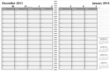 Large Planning Calendar 2014